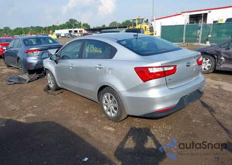 2016 Kia Rio Lx z USA, uszkodzony, nr VIN KNADM4A36G6548658